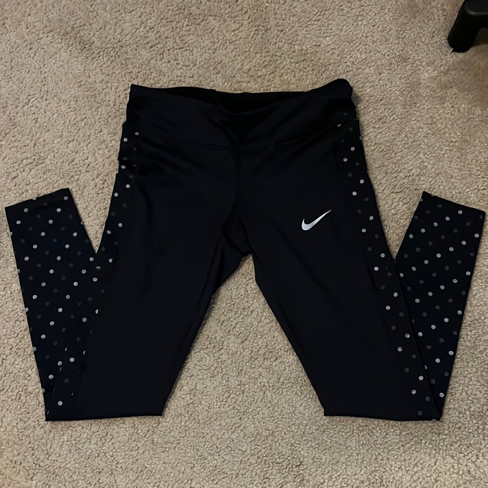 Nike dri fit reflective leggings